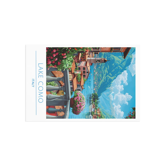 Lake Como Fine Art Postcards - Scenic Italian Views for Art Lovers