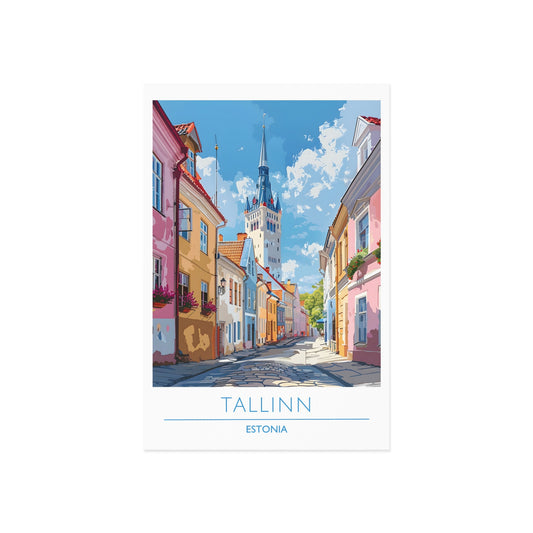 Tallinn Fine Art Postcards - Vibrant Souvenir Collection