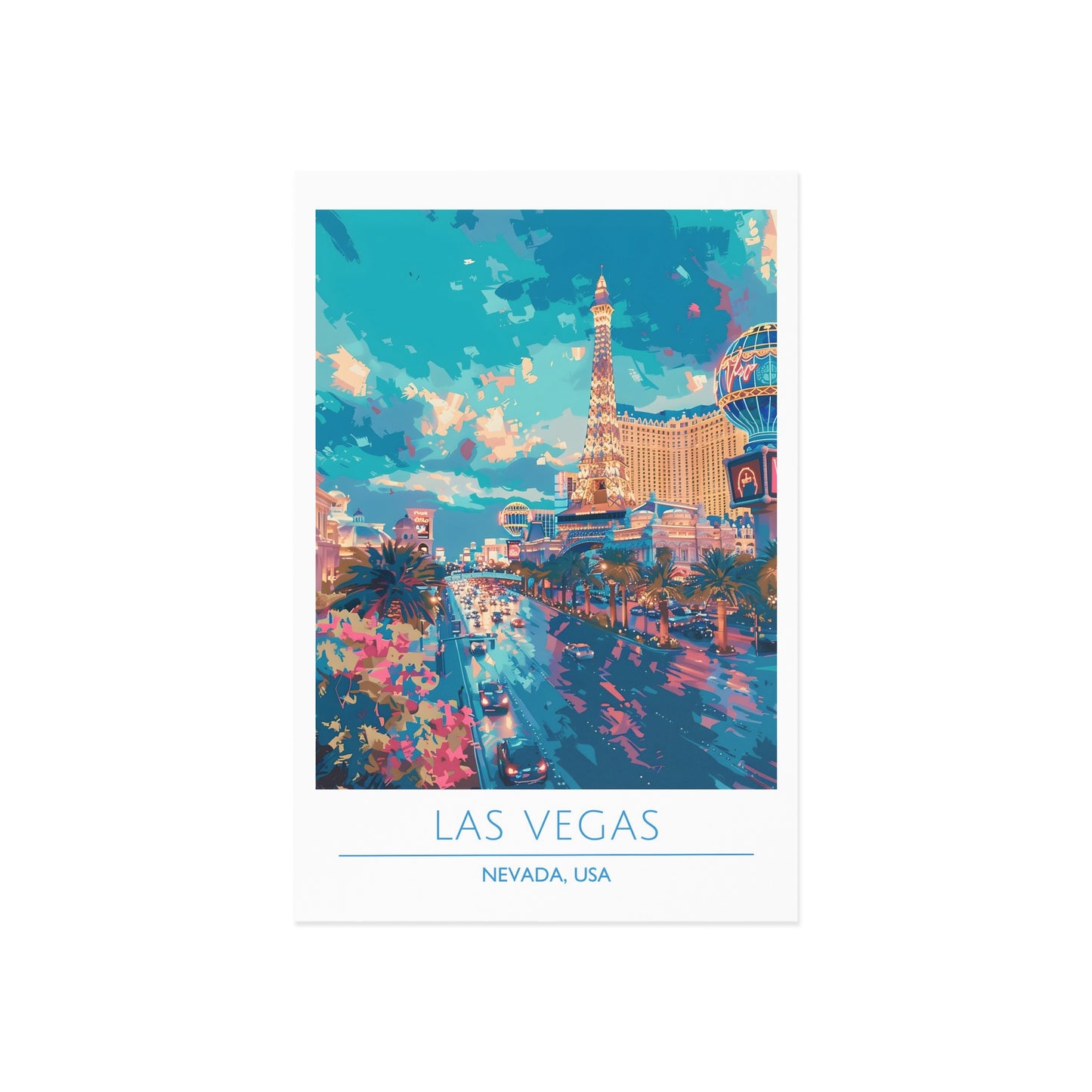 Las Vegas Fine Art Postcards