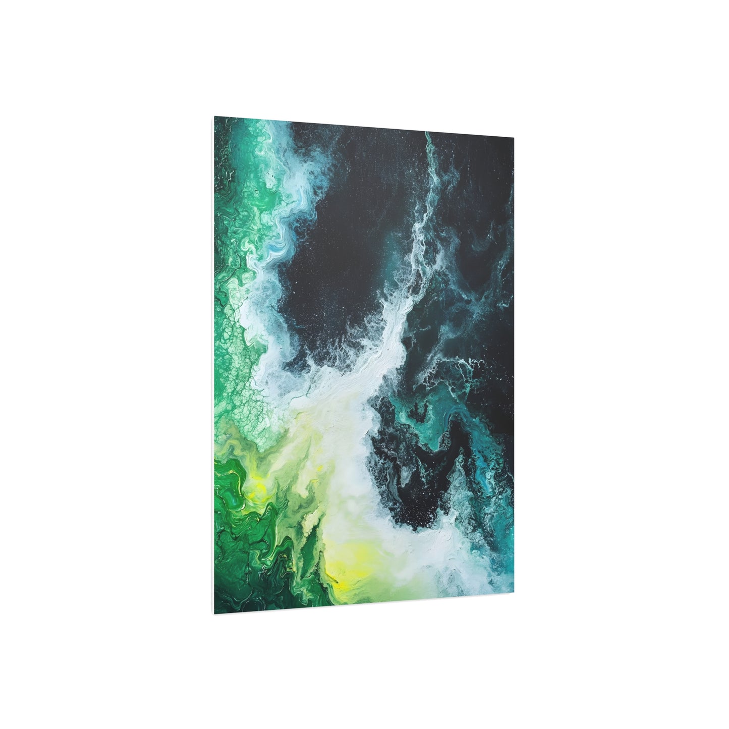 Green Art 2 Foam Board - Modern Wall Decor for Home & Office