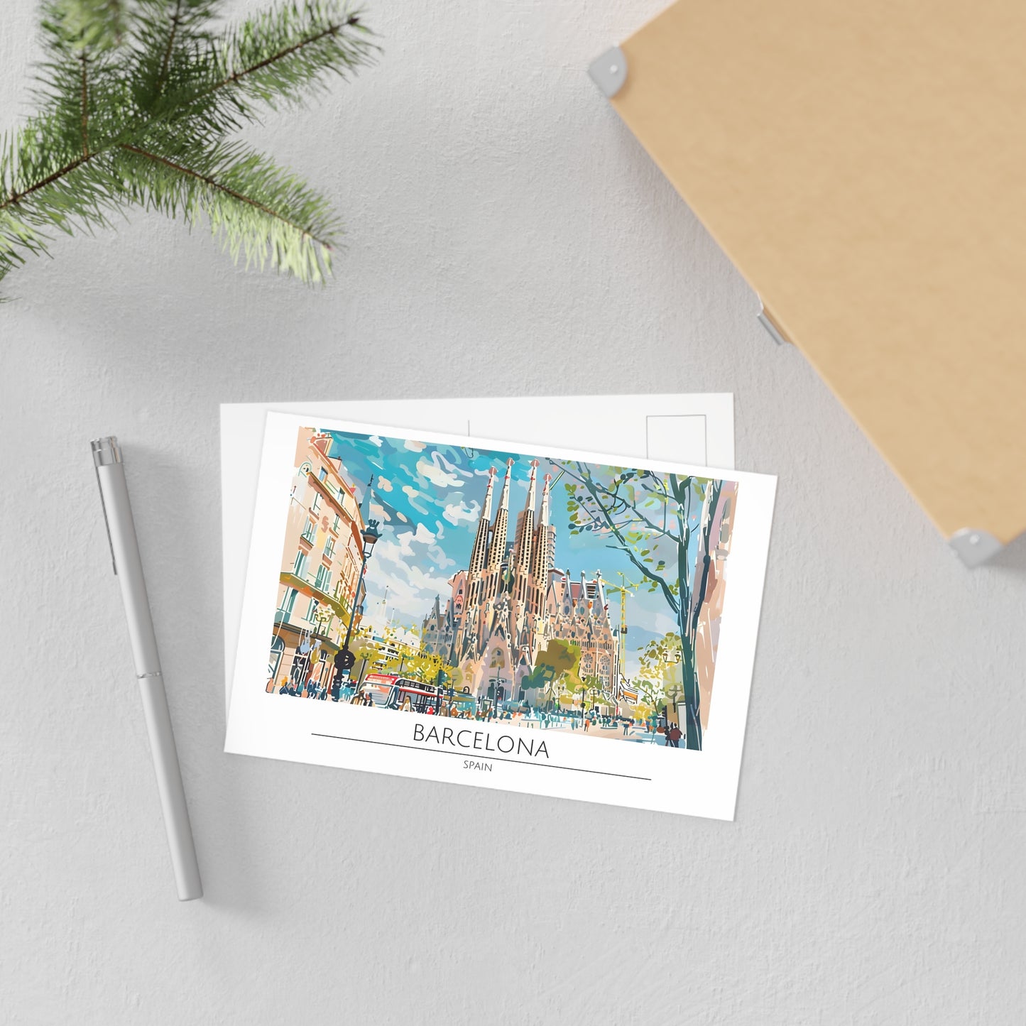 Barcelona Fine Art Postcards - Vibrant Souvenir Collection