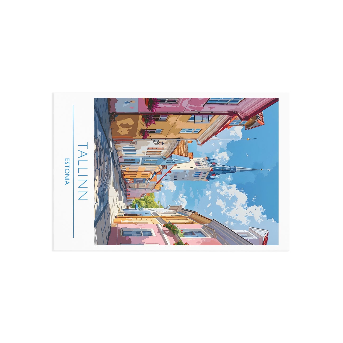 Tallinn Fine Art Postcards - Vibrant Souvenir Collection