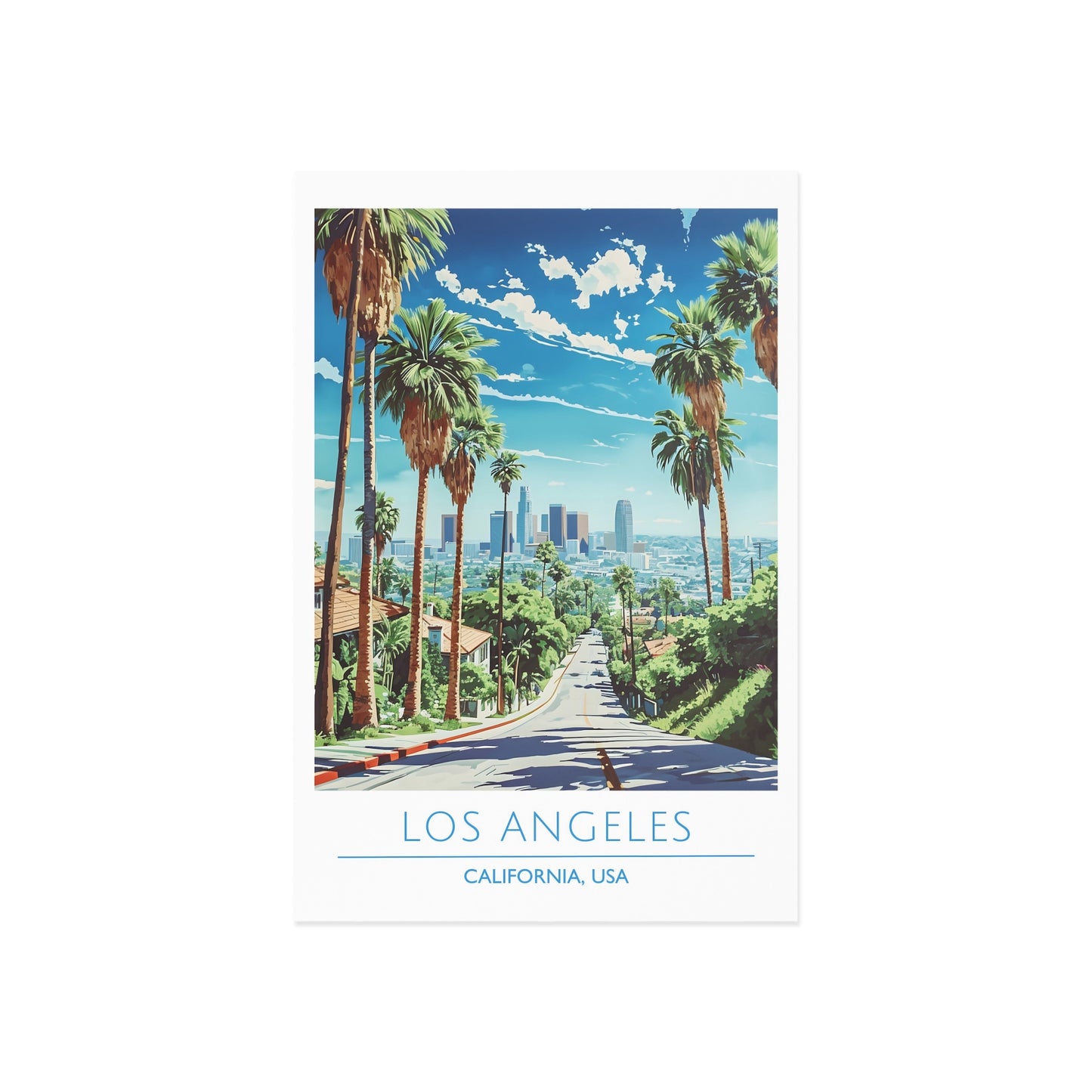 Los Angeles Fine Art Postcards