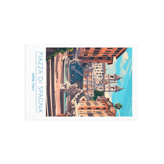 Piazza di Spagna Fine Art Postcards - Italian Travel Keepsakes