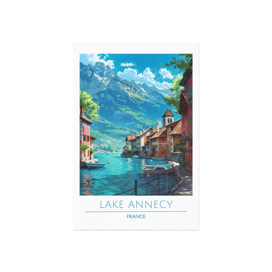 Lake Annecy Fine Art Postcards - Scenic France Views for Travelers & Art Lovers