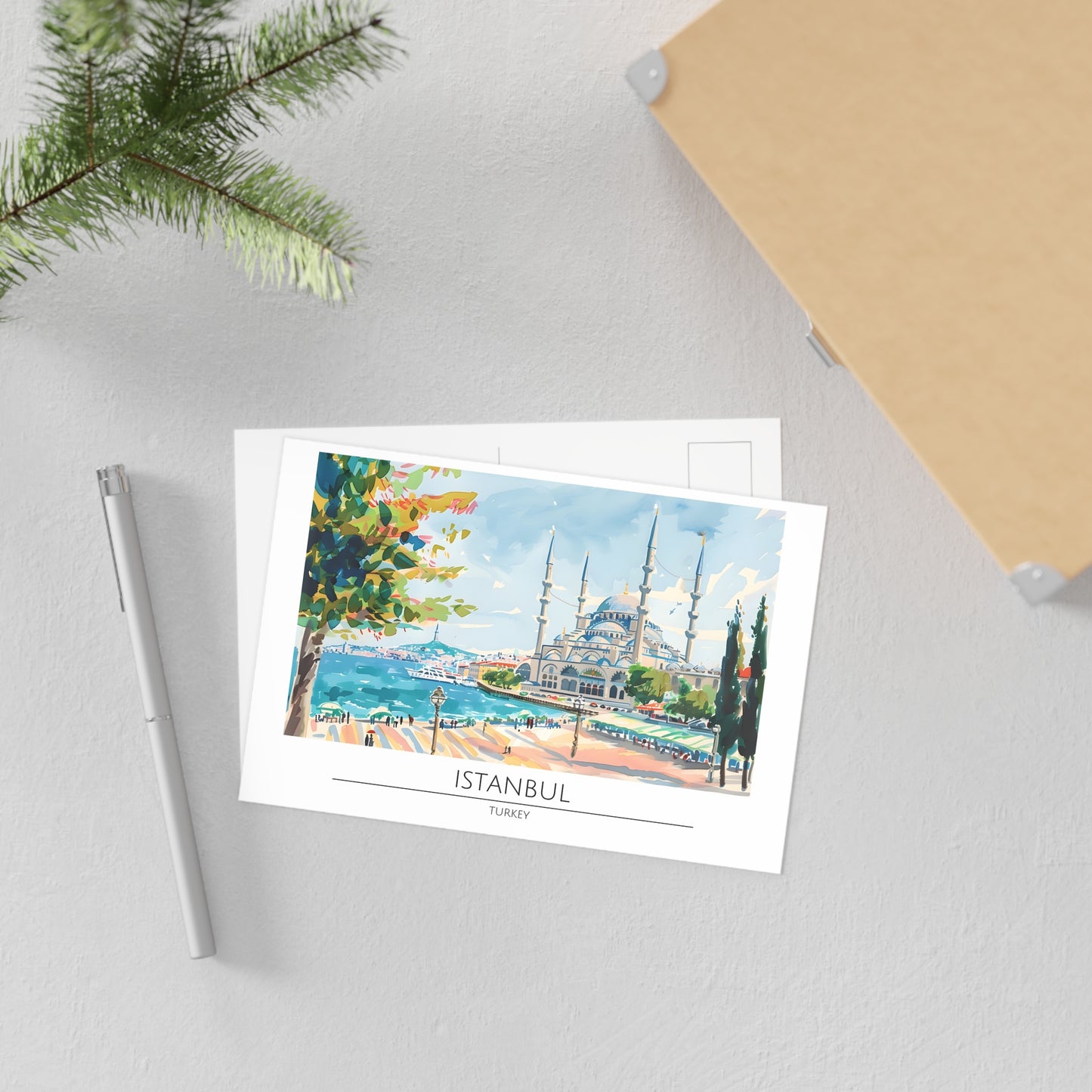 Istanbul Fine Art Postcards - Scenic Turkey Collection for Travel Lovers