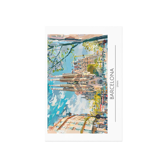 Barcelona Fine Art Postcards - Vibrant Souvenir Collection