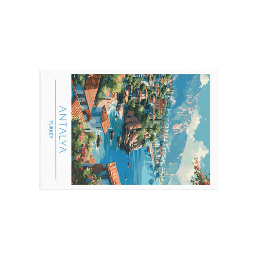 Scenic Antalya Fine Art Postcards - Perfect for Souvenirs and Travel Enthusiasts