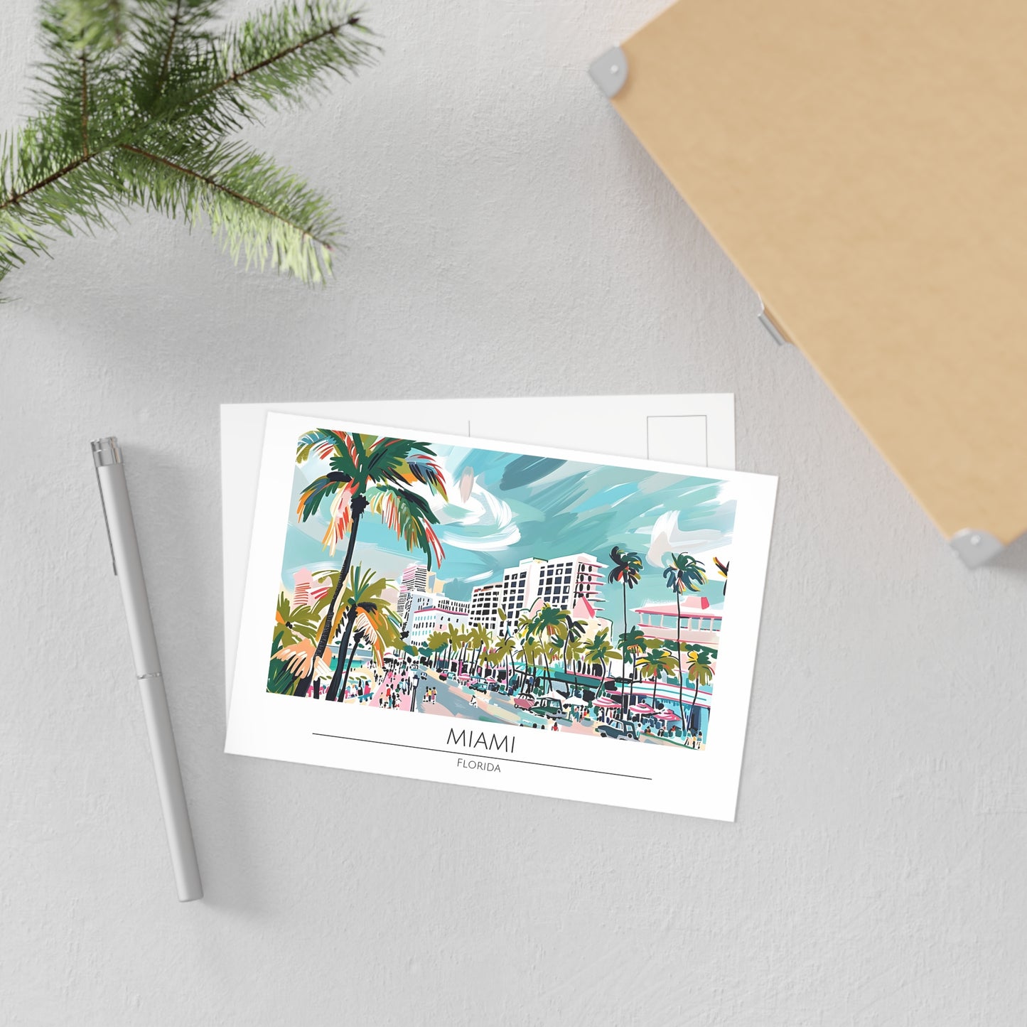 Miami Florida Fine Art Postcards