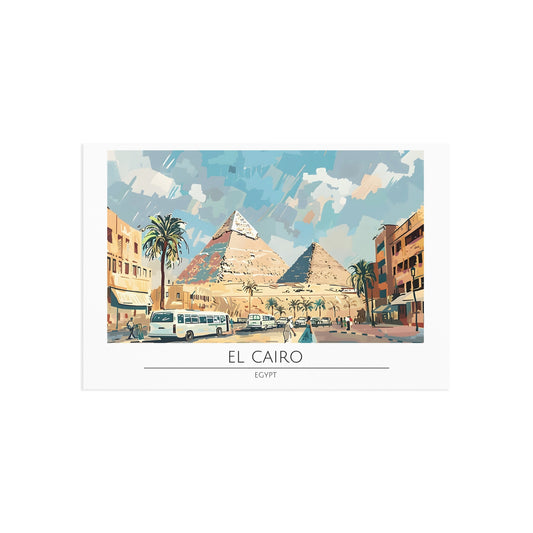 El Cairo Fine Art Postcards - Vintage Travel Collectibles