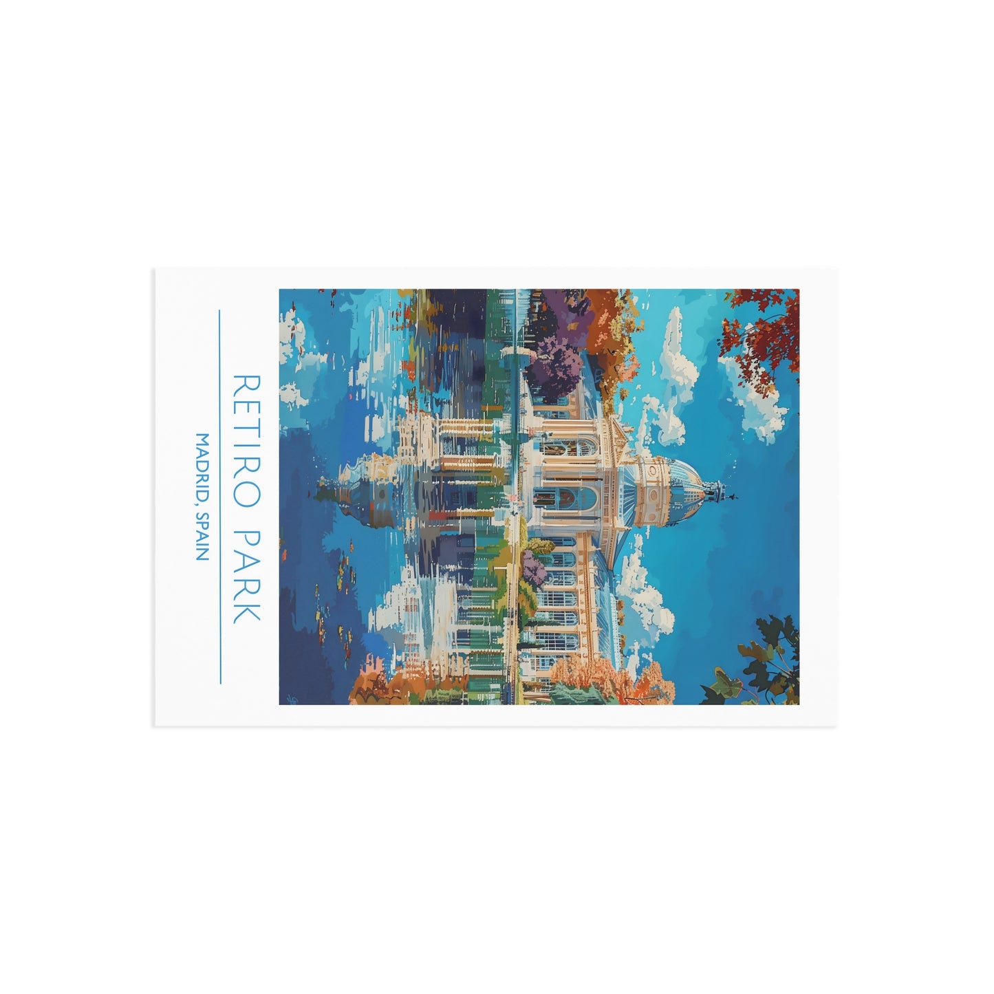 Fine Art Postcards of Retiro Park, Madrid