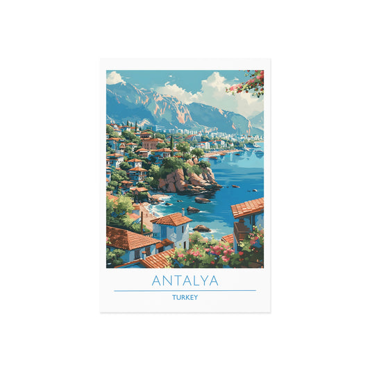 Scenic Antalya Fine Art Postcards - Perfect for Souvenirs and Travel Enthusiasts