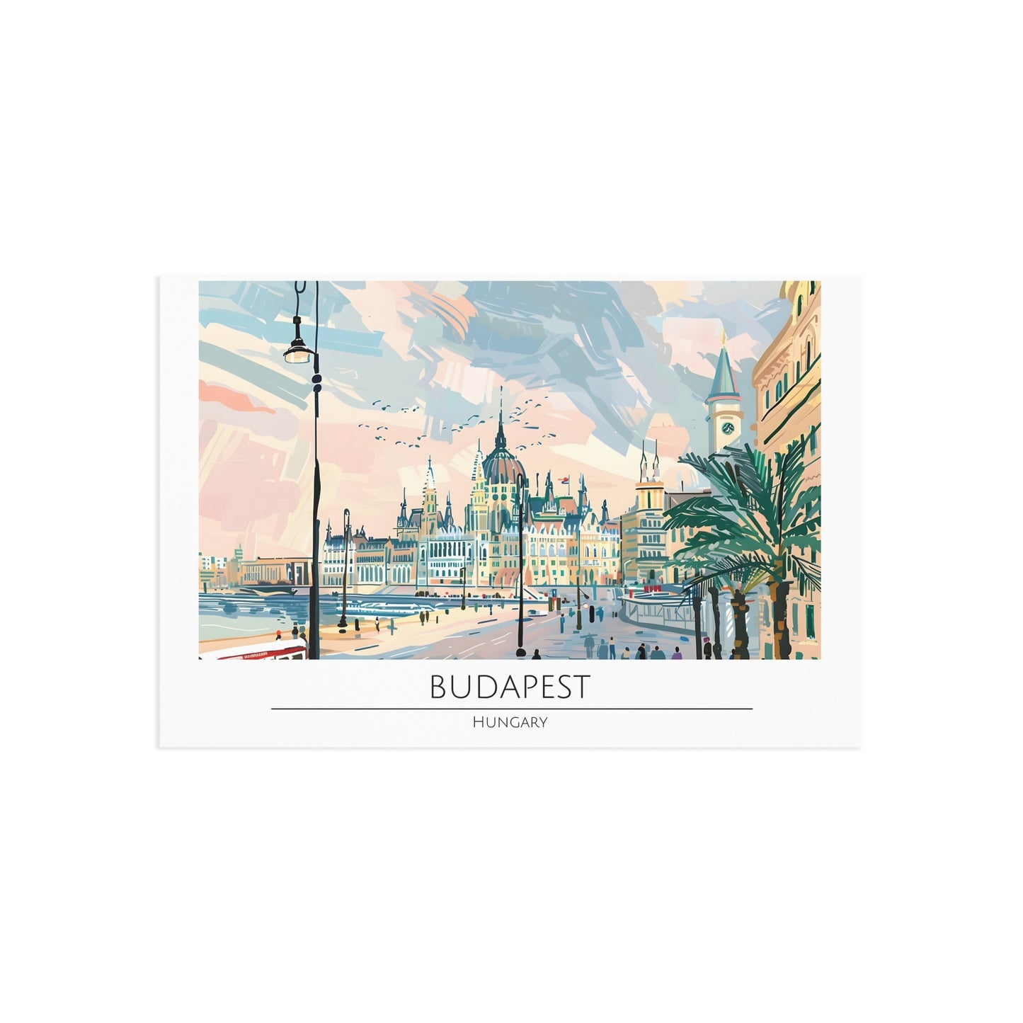 Budapest Hungary Fine Art Postcards