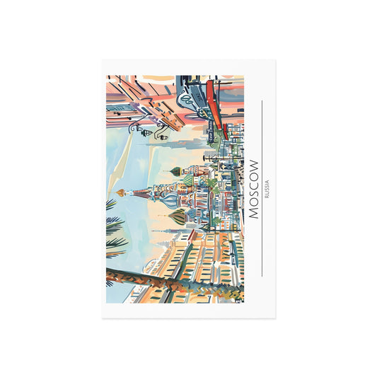 Moscow Fine Art Postcards - Scenic Russian Landscape Collection