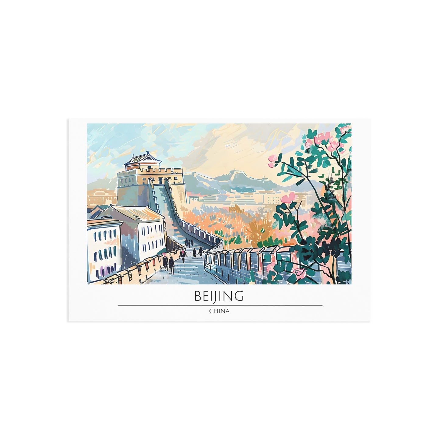 Beijing Fine Art Postcards - Stunning Landscape Collection for Travelers