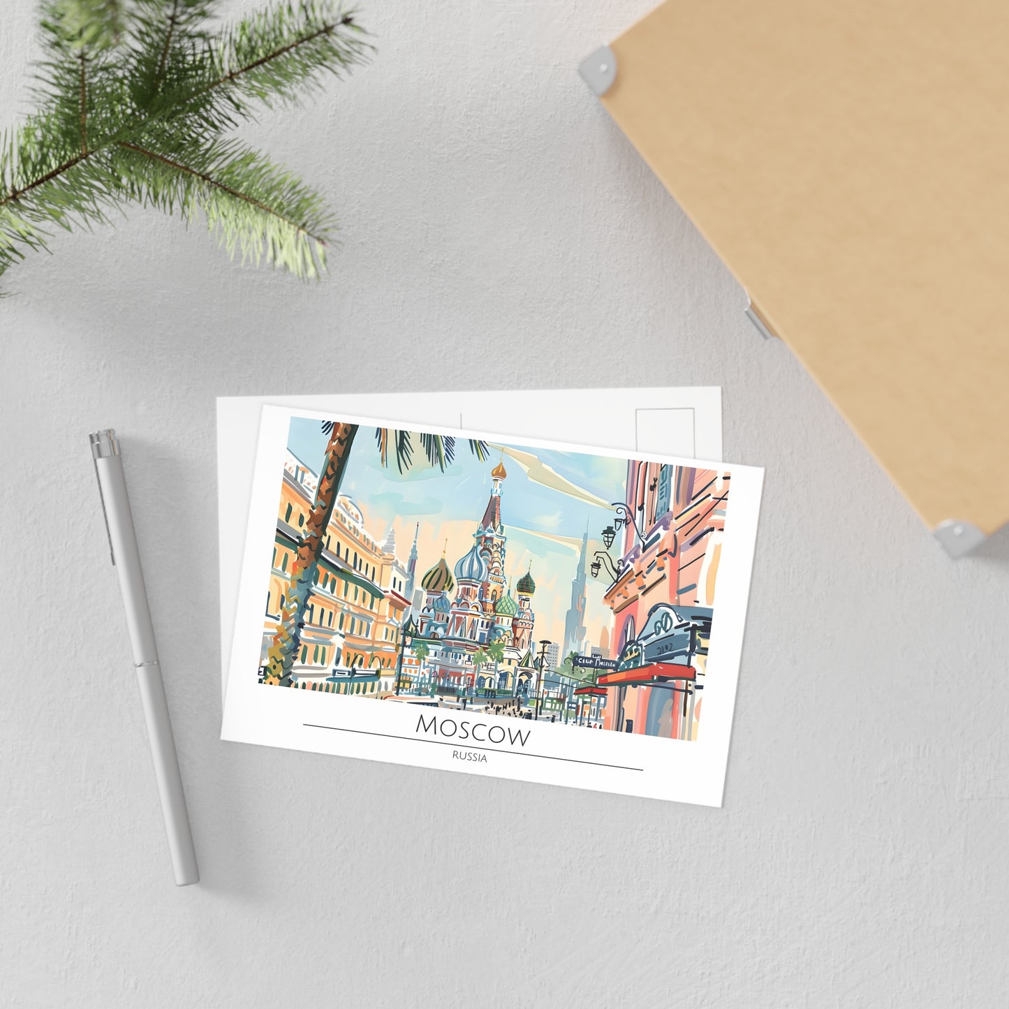 Moscow Fine Art Postcards - Scenic Russian Landscape Collection