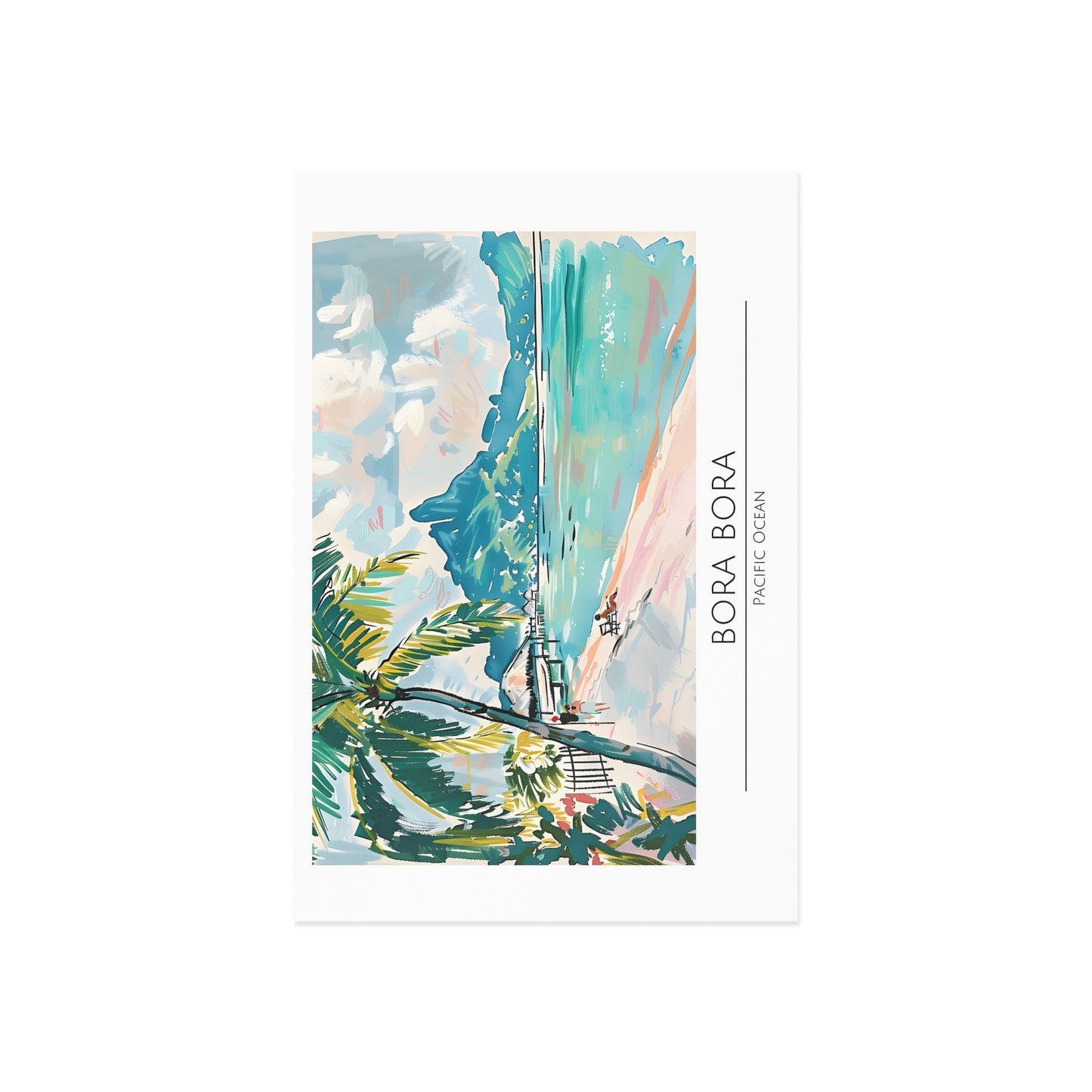 Bora Bora Fine Art Postcards - Tropical Paradise Collection