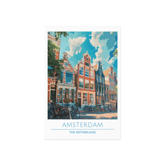 Amsterdam Fine Art Postcards – Stunning Views of The Netherlands