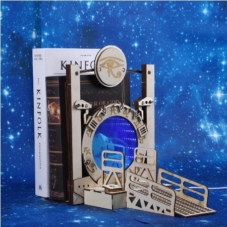 Galaxy Gate Bookend Time Tunnel Bookcase