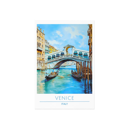 Elegant Venice Fine Art Postcards - Perfect for Travel Lovers and Collectors