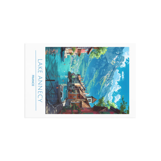 Lake Annecy Fine Art Postcards - Scenic France Views for Travelers & Art Lovers