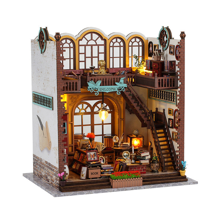 Magic Book House Three-dimensional Puzzle Model Wooden Toys