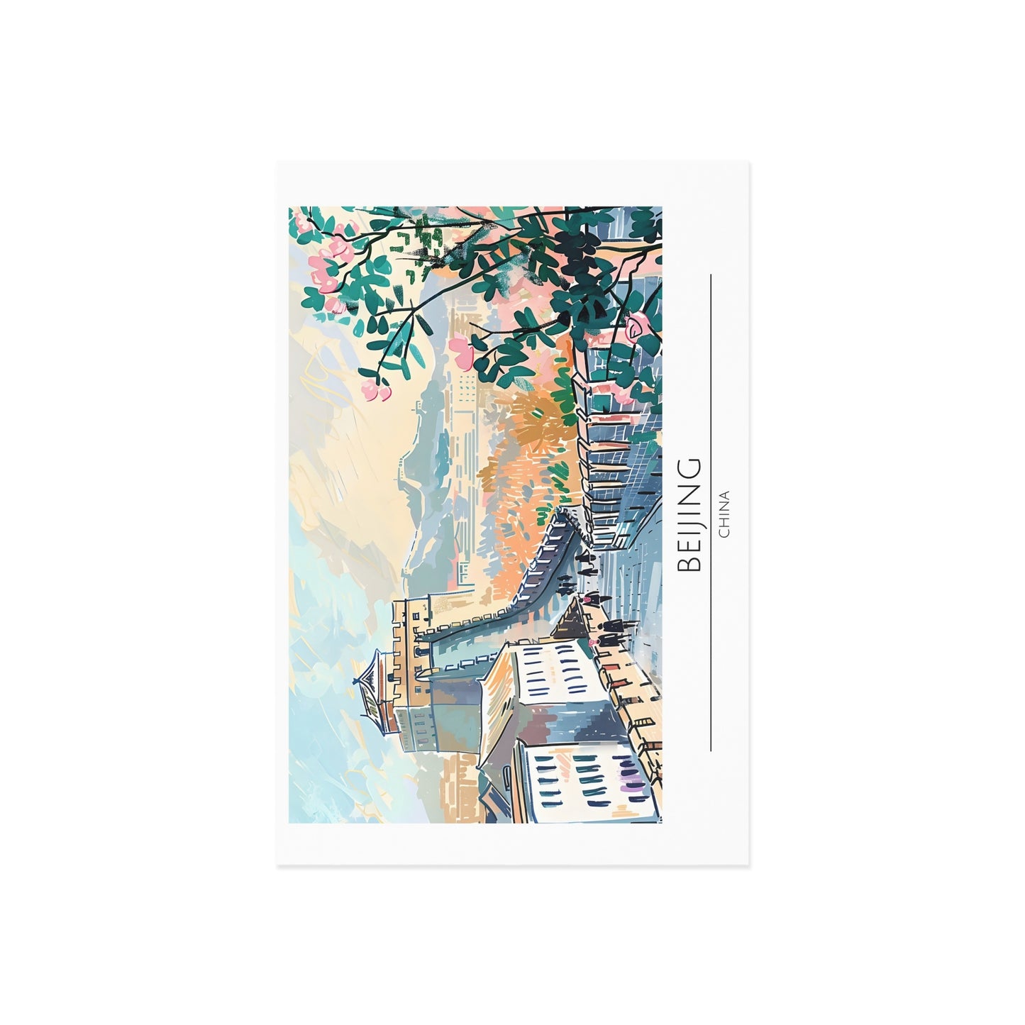 Beijing Fine Art Postcards - Stunning Landscape Collection for Travelers