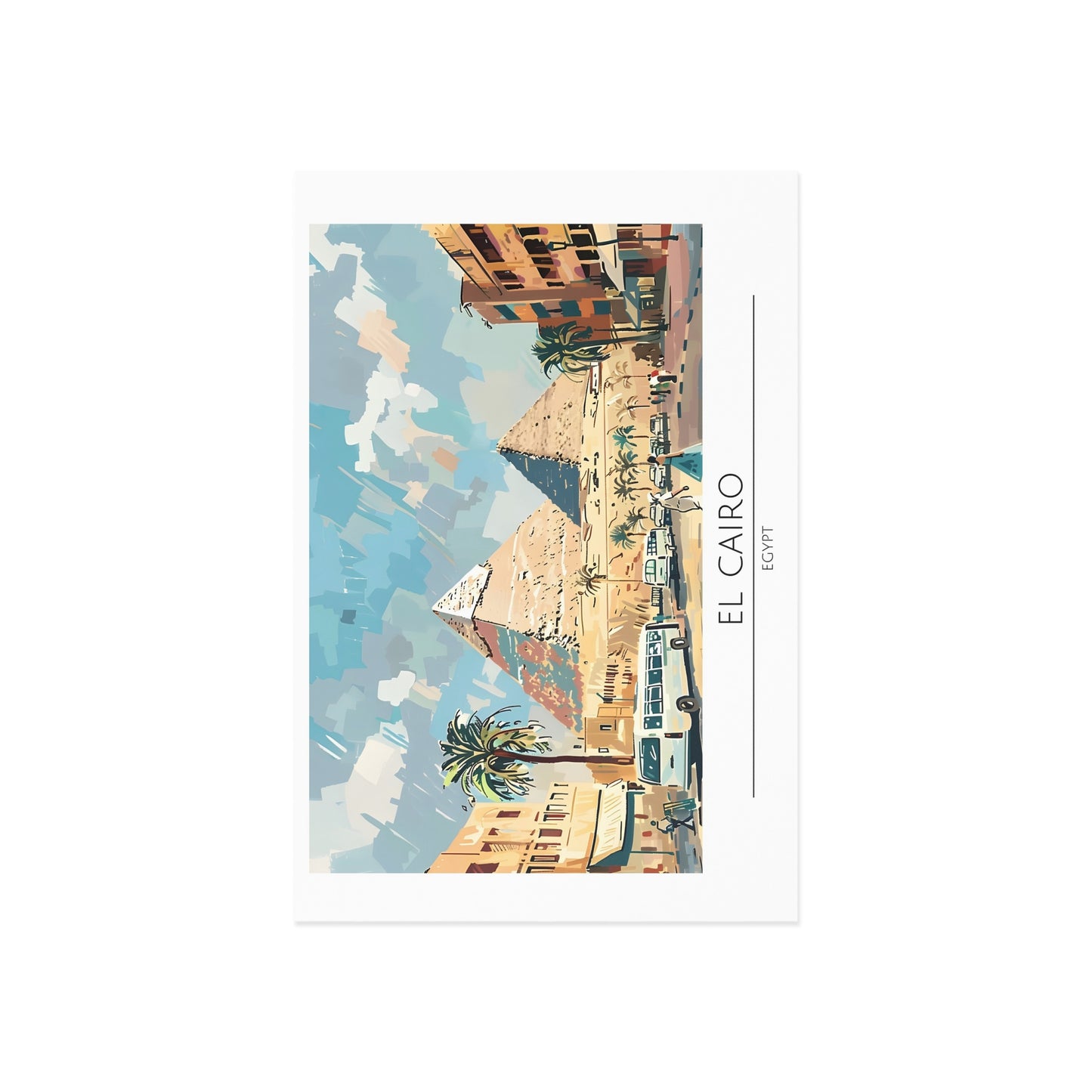 El Cairo Fine Art Postcards - Vintage Travel Collectibles