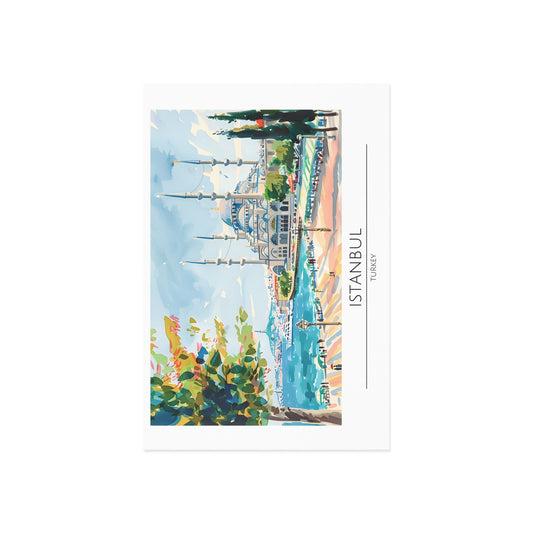 Istanbul Fine Art Postcards - Scenic Turkey Collection for Travel Lovers